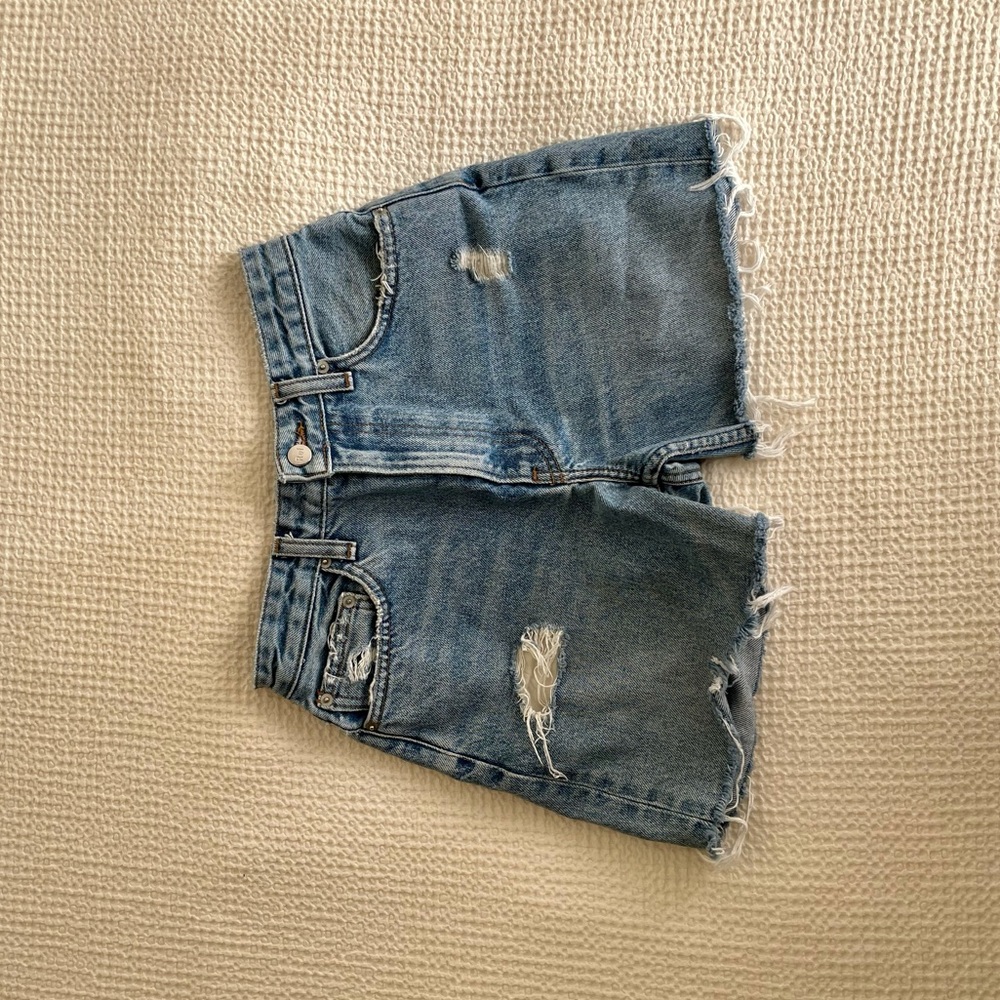 Reformation jean shorts